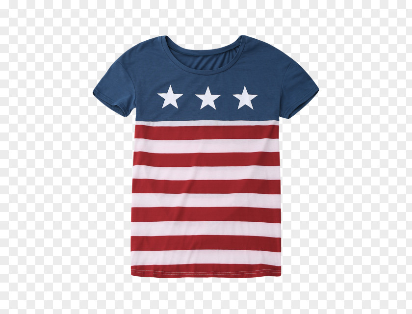 T-shirt Flag Of The United States Collar PNG