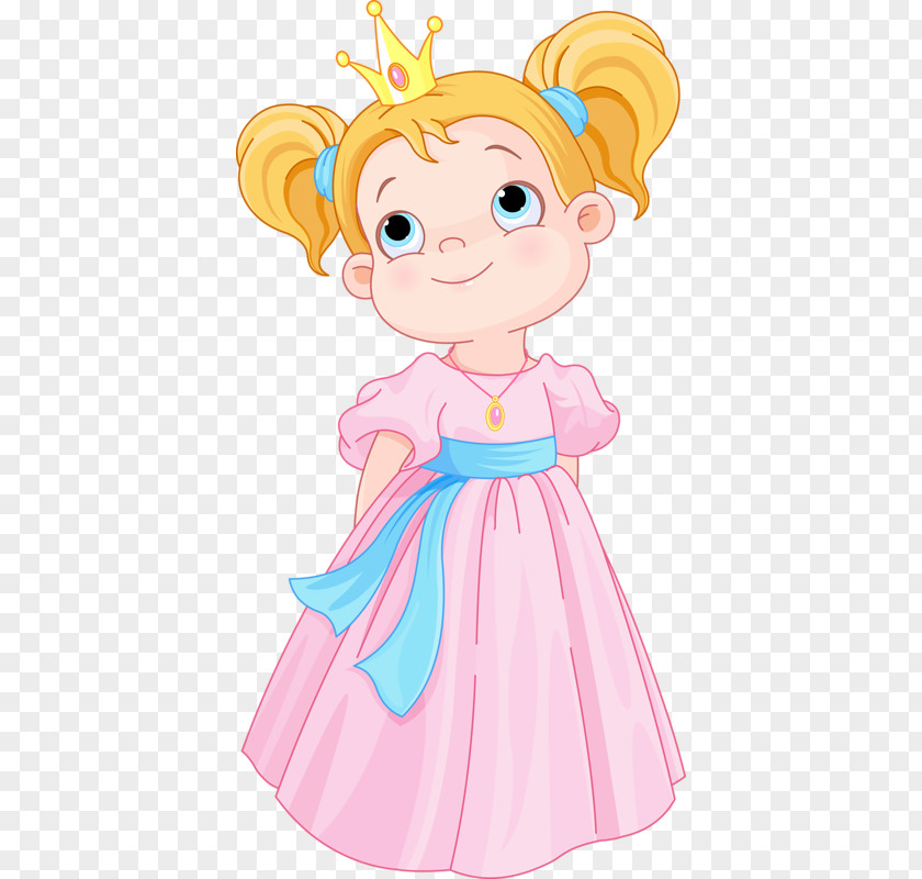 Cartoon Princess Illustration PNG