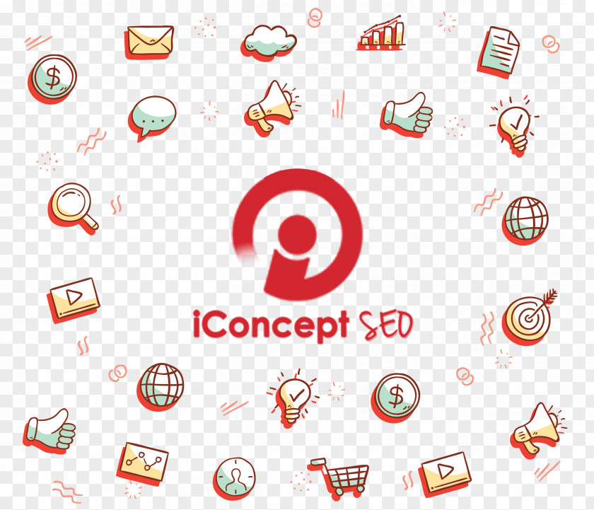 Marketing Concept IConcept SEO Logo Search Engine Optimization Social Media Brand PNG