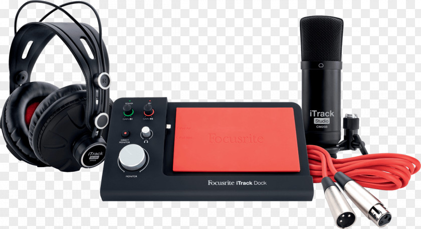 Microphone Focusrite ITrack Dock Recording Studio Sound And Reproduction PNG