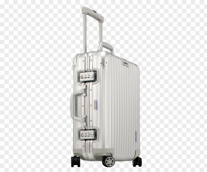 Temperament Silver Suitcase Rimowa Aluminium Baggage Hand Luggage PNG