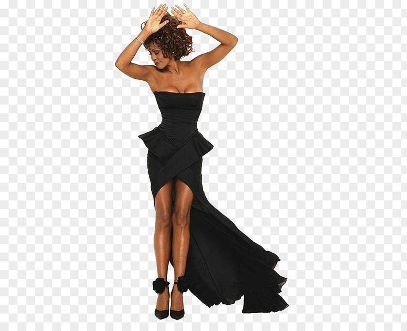 Whitney Houston I Will Always Love You Little Black Dress Love, PNG