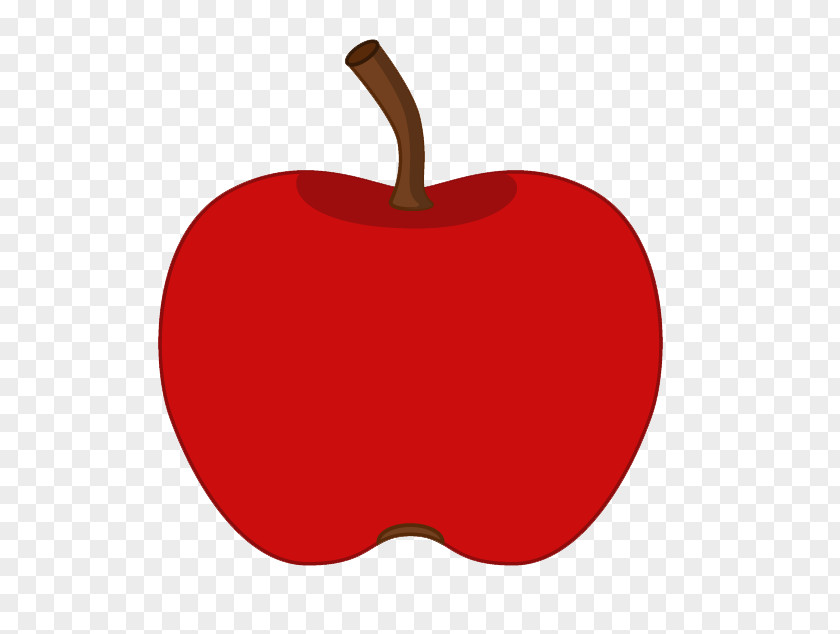 Red Apple Cartoon Font PNG