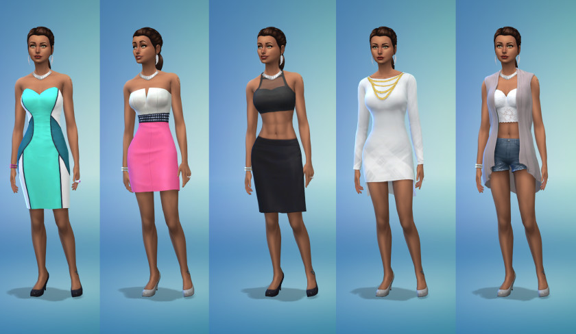 Sims The 4 MySims Dress Fashion PNG
