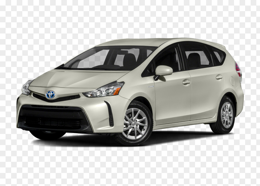 Toyota 2017 Prius V Three Car Two Front-wheel Drive PNG