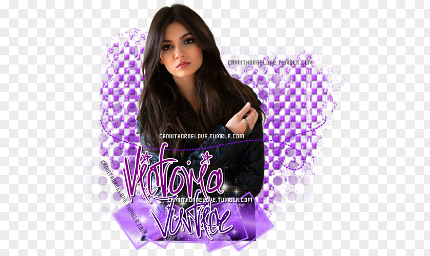 Victoria Justice Tori Vega Hair Coloring Black Graphics Font PNG