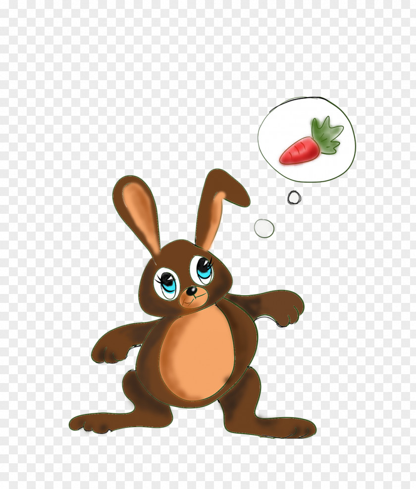 Greedy Rabbit Hare French Fries Cream Breakfast PNG