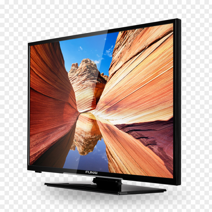 Ledbacklit Lcd LED-backlit LCD Television Set Funai PNG