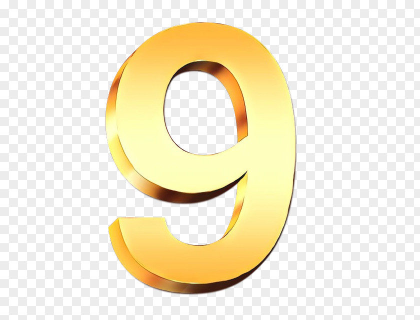 Metal Logo Yellow Symbol Font Number Material Property PNG