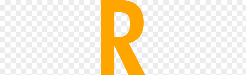 Orange Letter Alphabet Color PNG