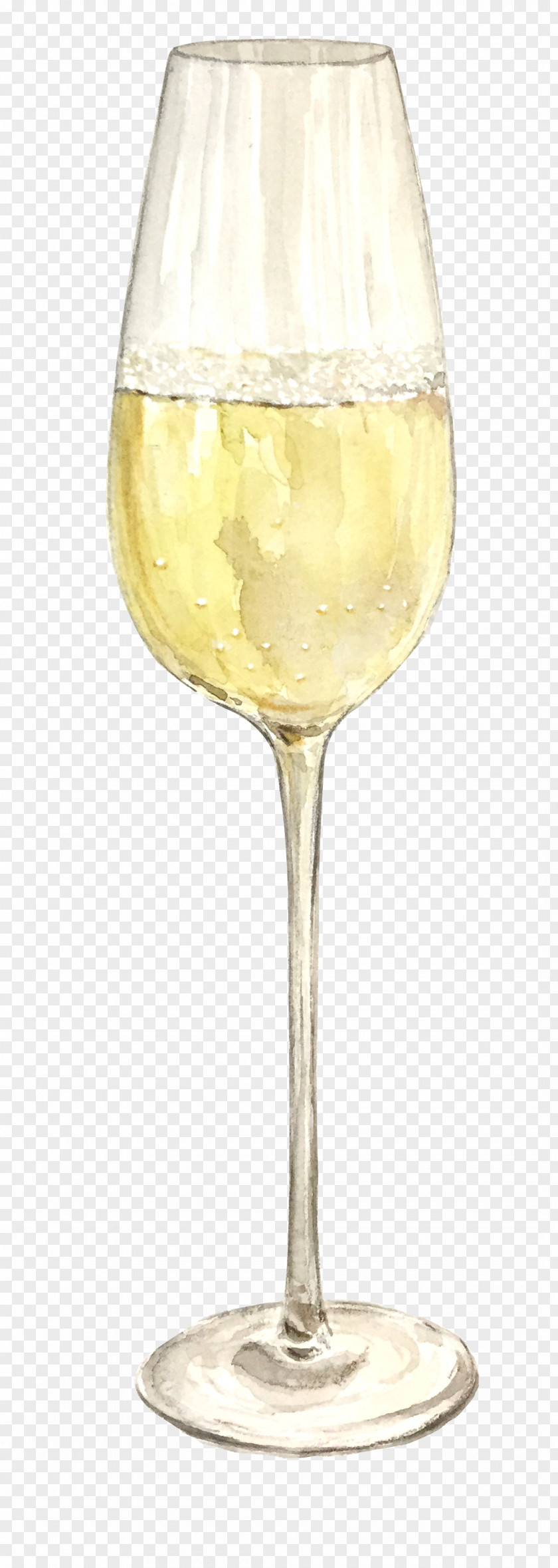 Wine Glass White Champagne Cocktail Spritzer PNG
