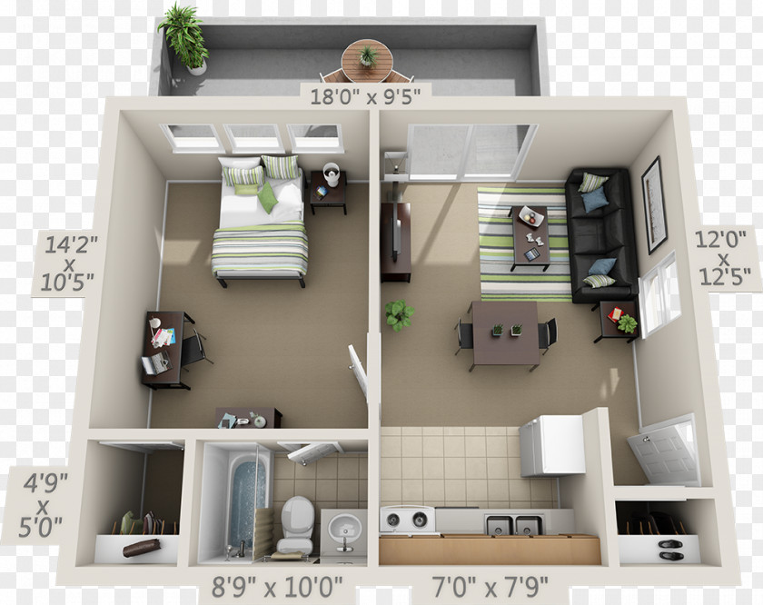 House Floor Plan Delta View Apartments PNG