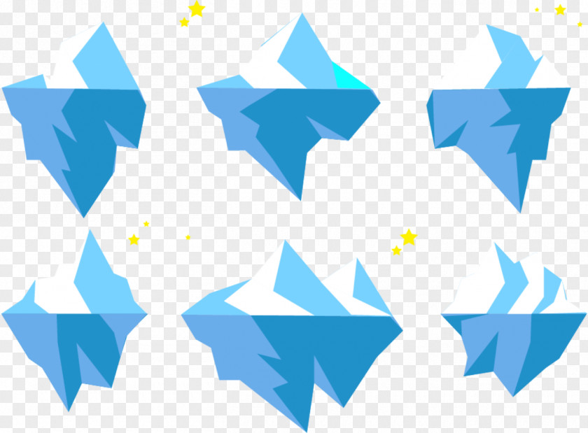 Iceberg At Different Times Google Slides Clip Art PNG