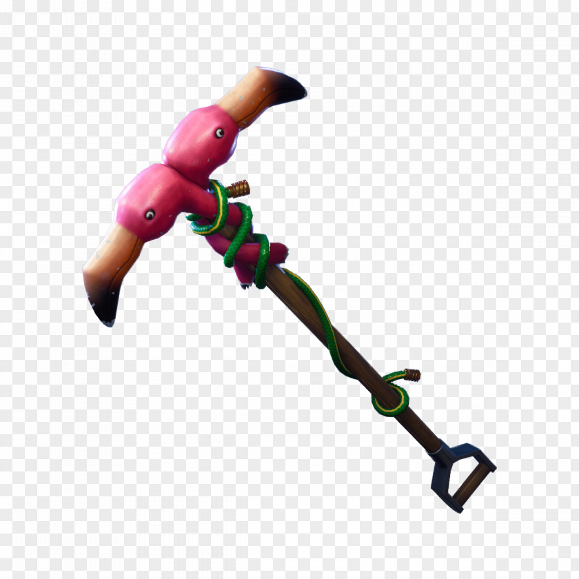 Pink Flamingo Fortnite Battle Royale Pickaxe Game Epic Games PNG