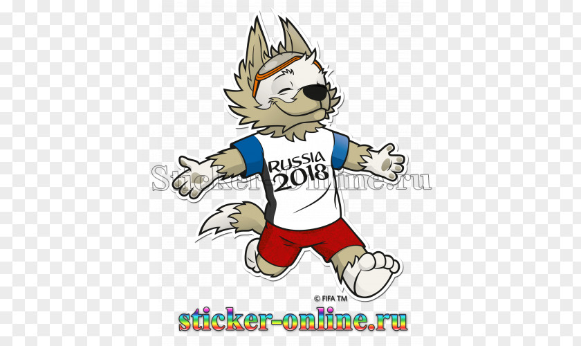 Russia 2018 FIFA World Cup Zabivaka Official Mascots PNG