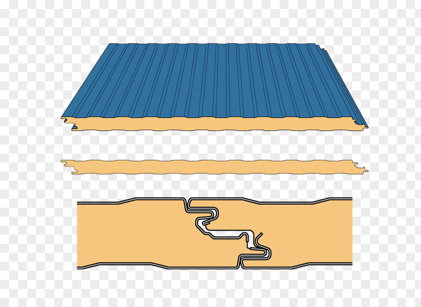 Simple Panels Roof Panelling Building Thermal Insulation Wall PNG