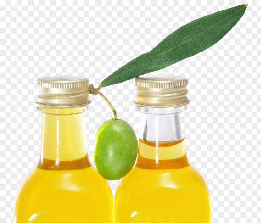 2 Bottles Of Green Date Vegetable Oil Olive Photography PNG