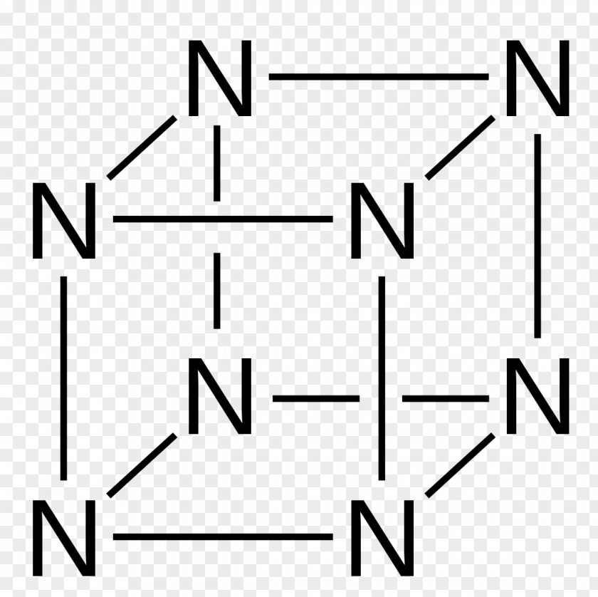 Cube Octaazacubane Allotropy Nitrogen Hexazine PNG