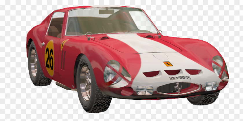 Ferrari 250 GTO Model Car PNG