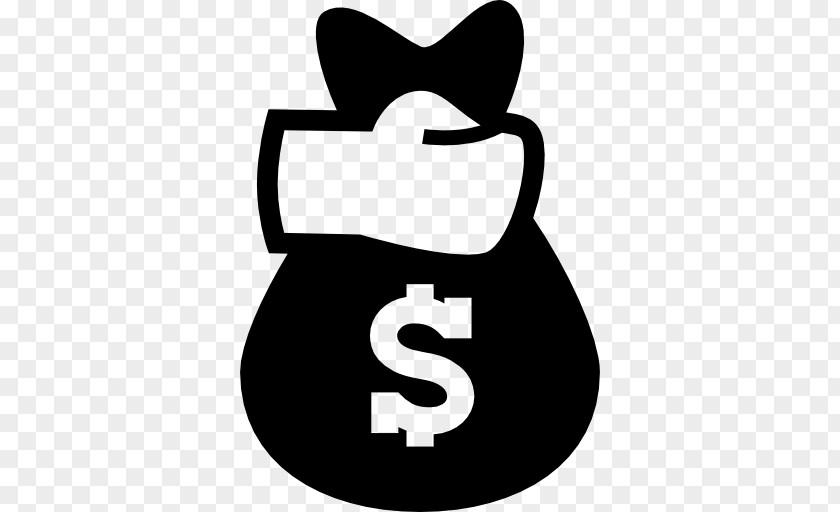 Hand Holding Money Bag Bank Dollar Sign PNG