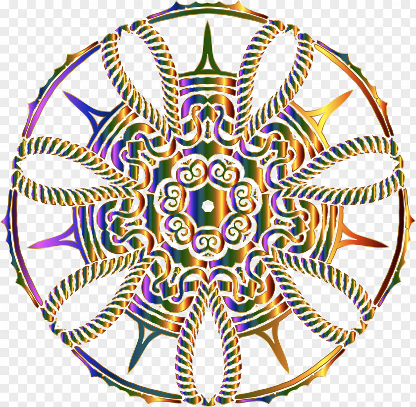 Mandala Color Clip Art PNG