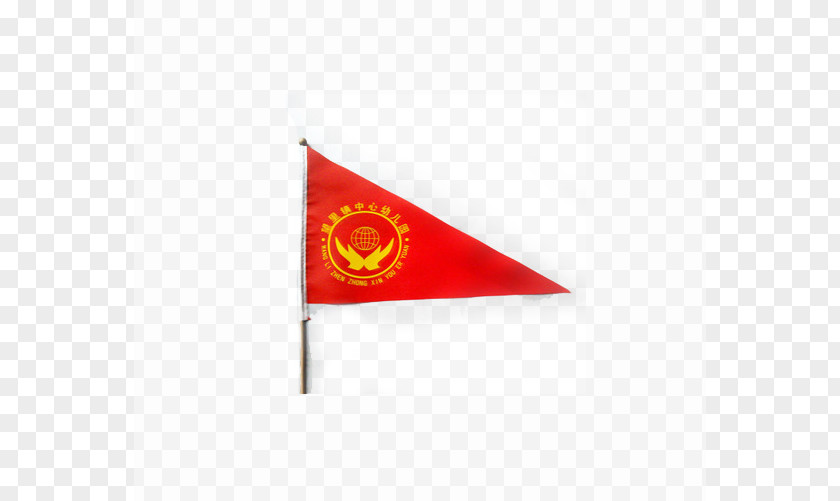 Red Guide Flag Triangle PNG