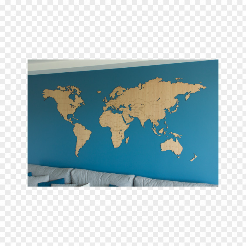 World Map Border Blank PNG