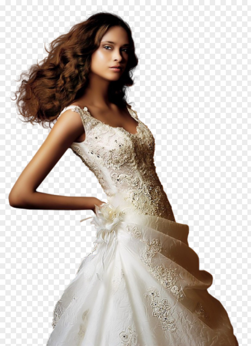 Bride Wedding Dress Woman Satin Fashion PNG