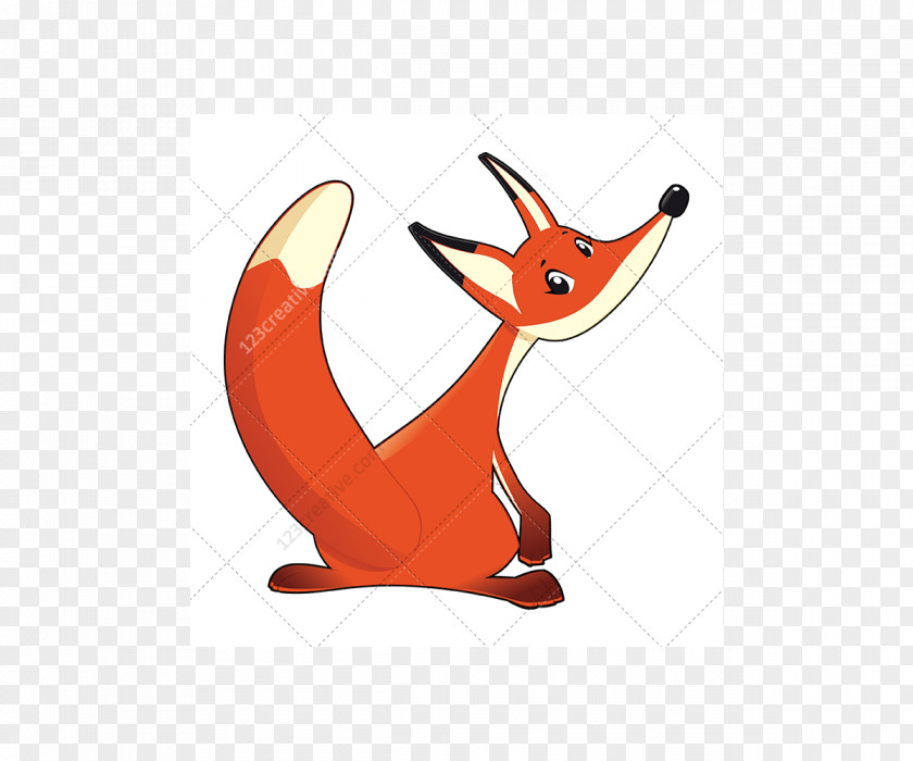 Fox. Vector Deer Tree PNG