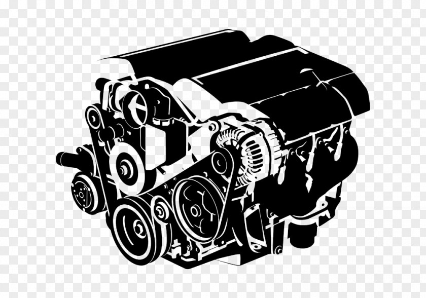 Hand-painted Cartoon Car Engine Free Content Clip Art PNG