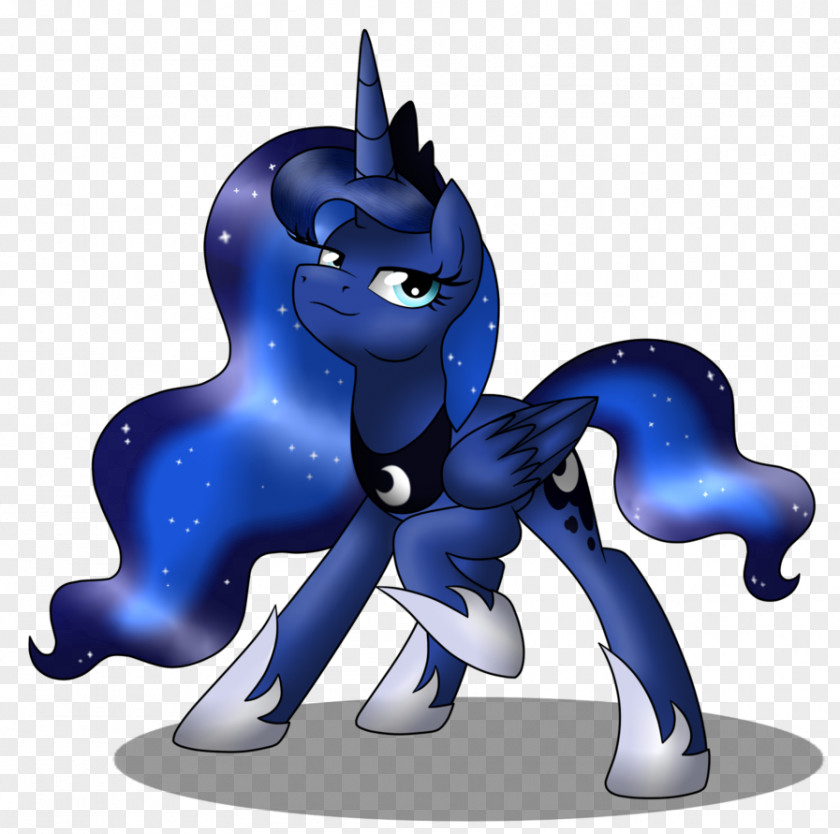 Horse Cobalt Blue Figurine PNG