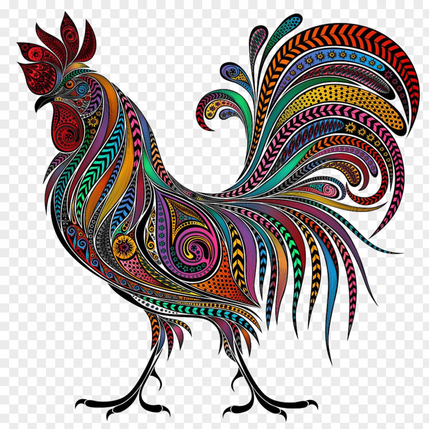 Rooster Chicken Bird Poultry Livestock PNG