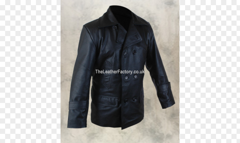 Solid Leather Coat Jacket Blazer PNG
