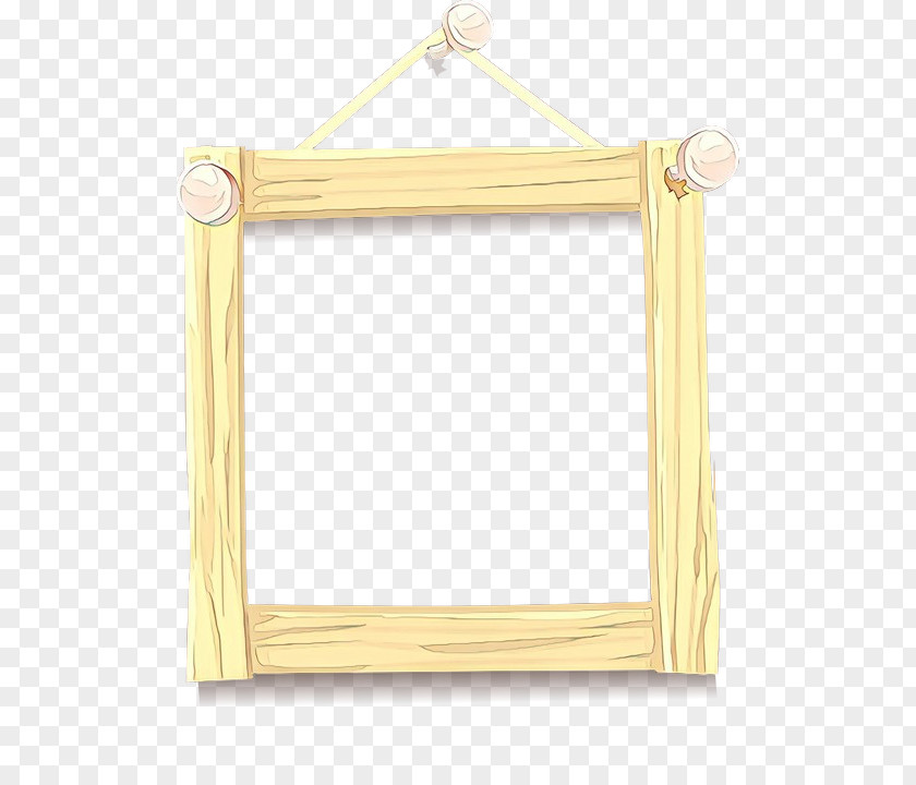 Brass Furniture Wood Frame PNG