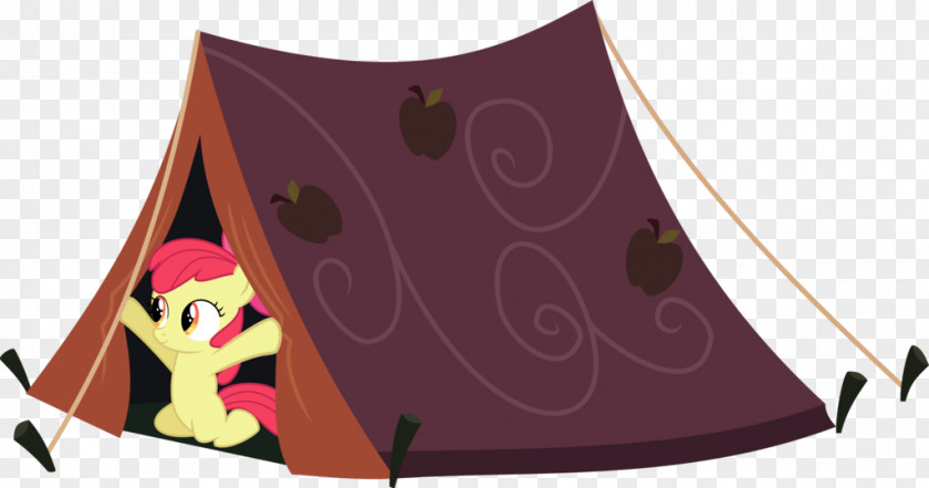 Building Something Pony Apple Bloom Tent Image Illustration PNG