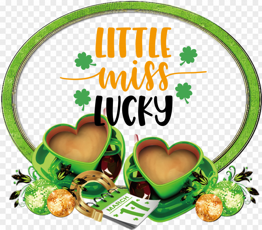 Little Miss Lucky Patricks Day PNG