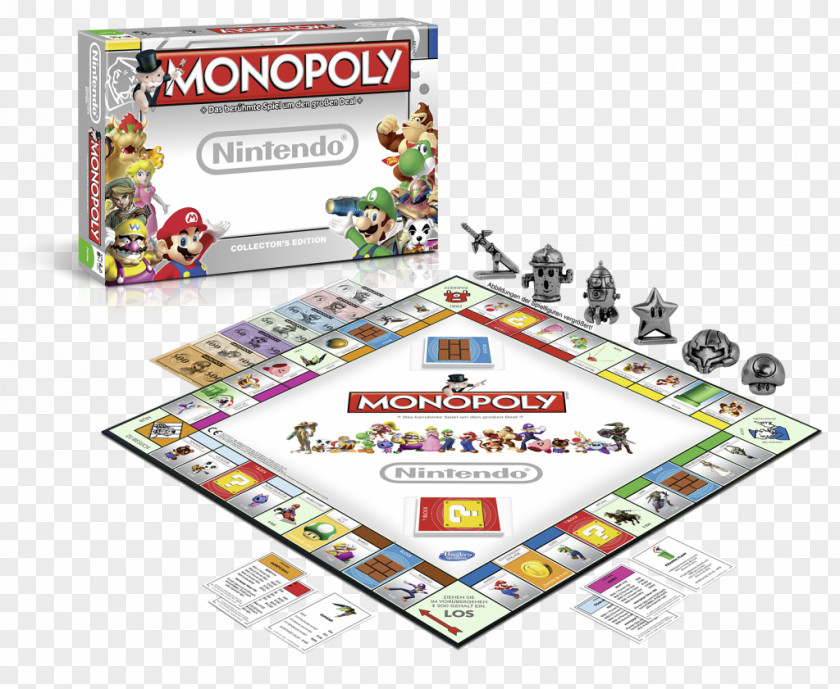 Nintendo Monopoly Junior Super Entertainment System Monopoly: The Mega Edition Board Game PNG