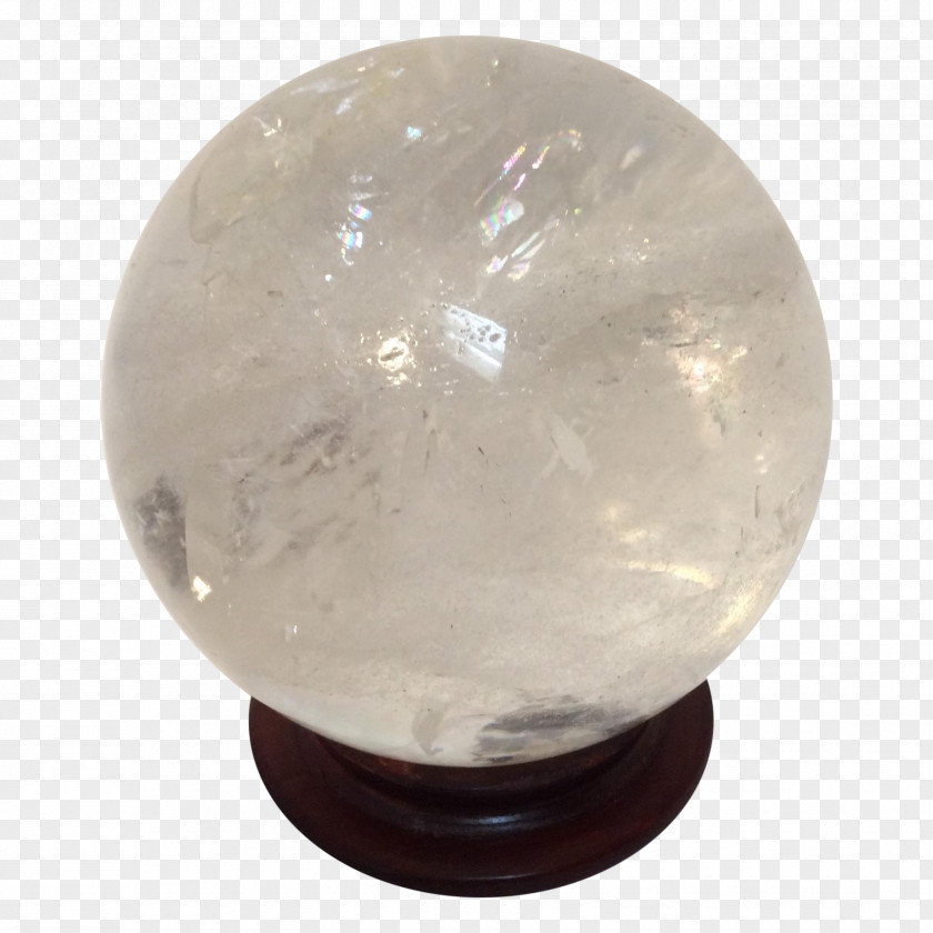 Quartz Crystal Ball Cluster Double Terminated Sphere PNG