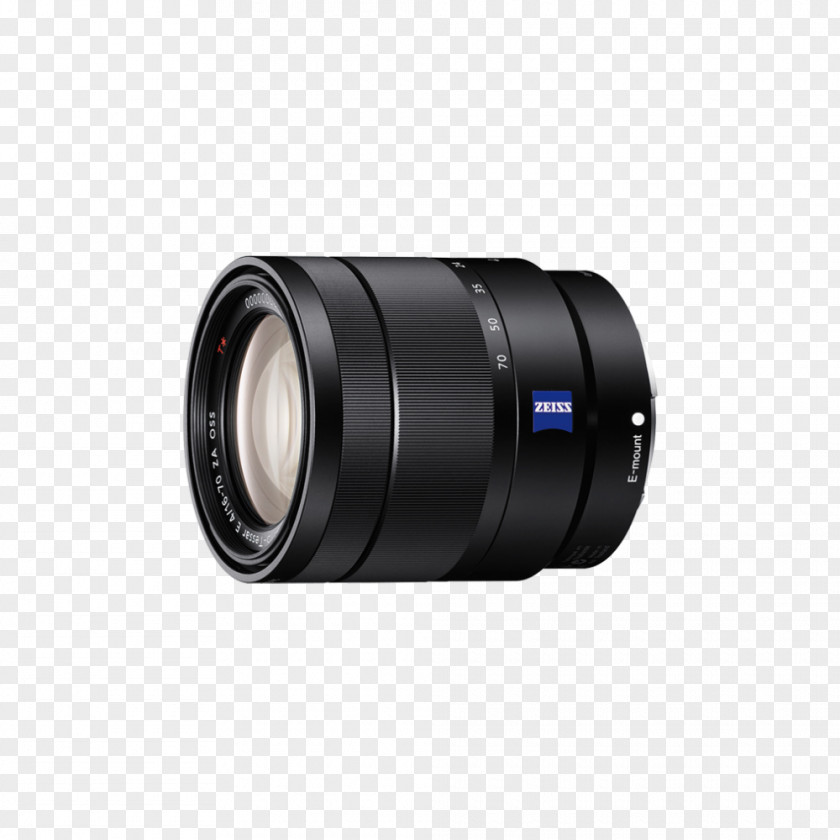 Camera Lens Sony E-mount Vario-Tessar T* E 16-70mm F/4.0 ZA OSS Carl Zeiss F4 AG PNG
