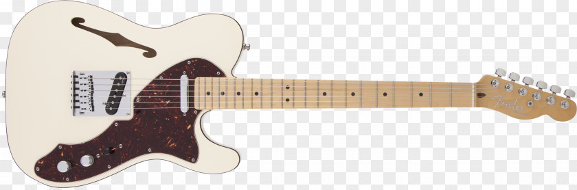 Electric Guitar Fender Telecaster Thinline Deluxe Stratocaster PNG