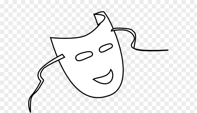 Sketch Face Mask Masquerade Ball Clip Art PNG