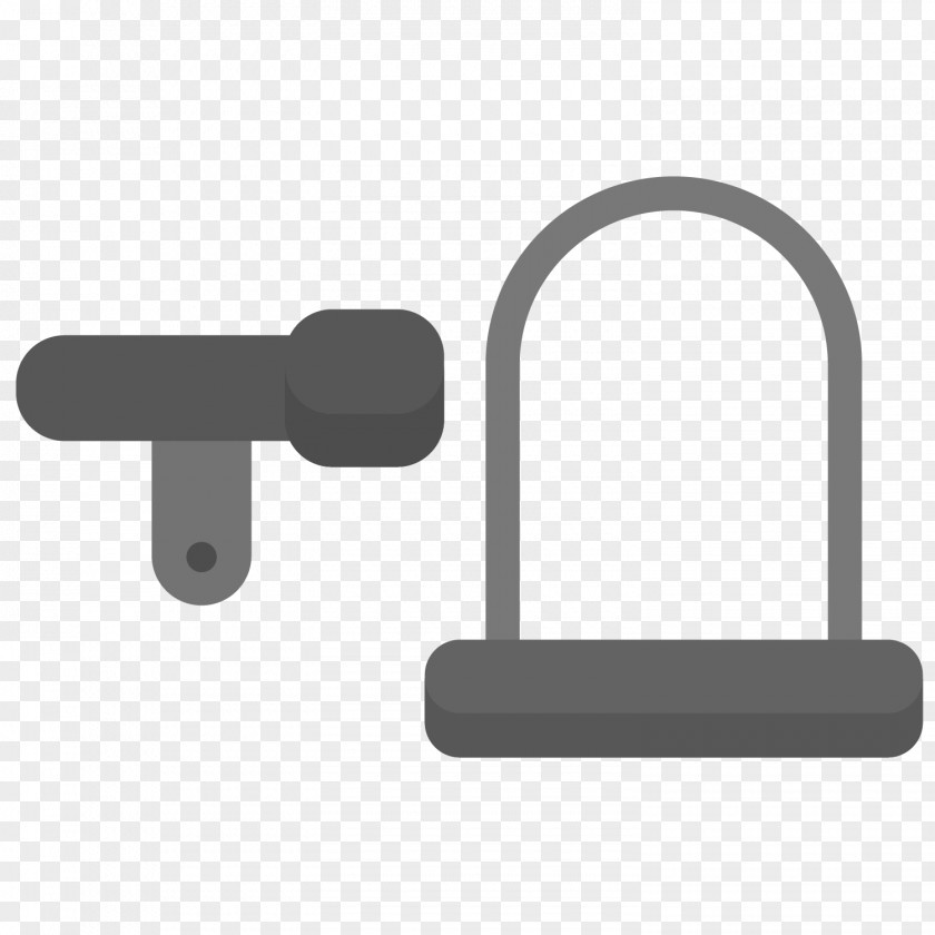 Vector Cartoon Bike Lock Key Bicycle PNG