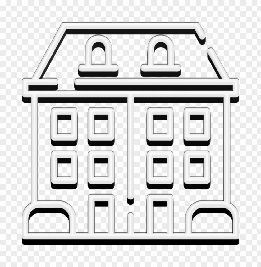 Apartment Icon Urban Building Architecture And City PNG