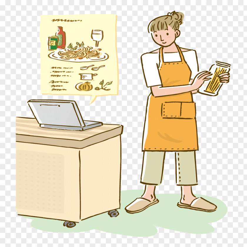 According To A Recipe Online Woman Royalty-free Photography Illustration PNG