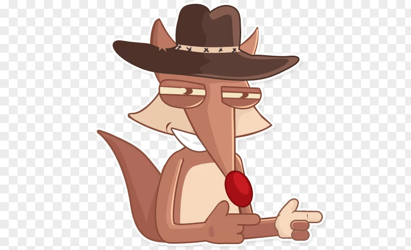 Brave Wilderness From Coyote Sticker Telegram Cowboy Hat Clip Art PNG