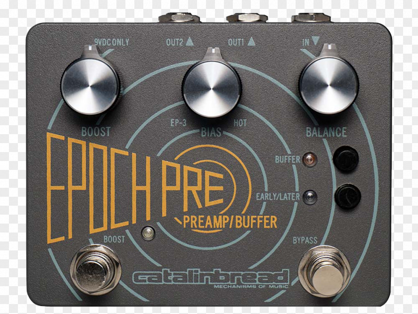 Electric Guitar Effects Processors & Pedals Catalinbread Belle Epoch Delay Distortion PNG