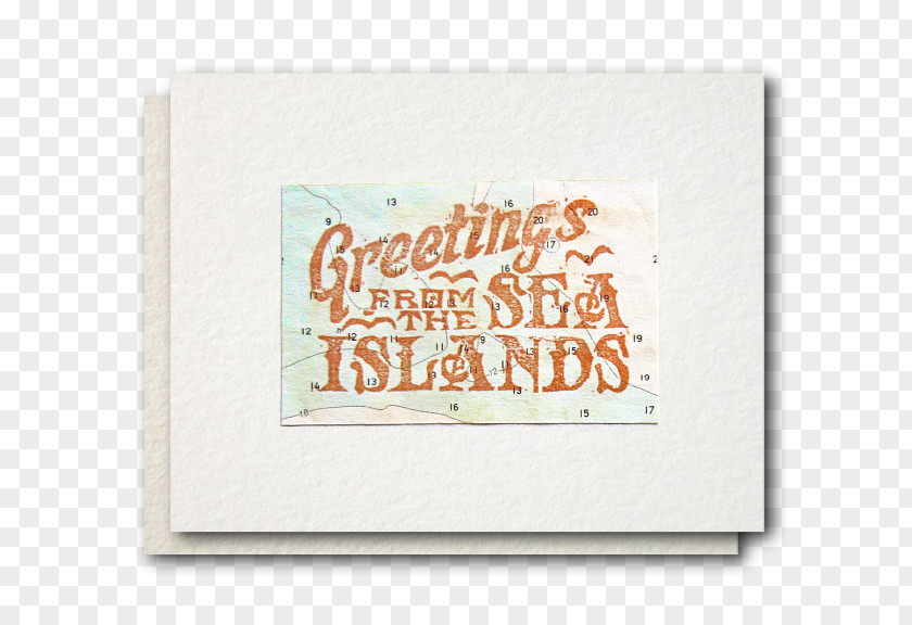 Island Sea Printing Press Letterpress Savannah Paper PNG