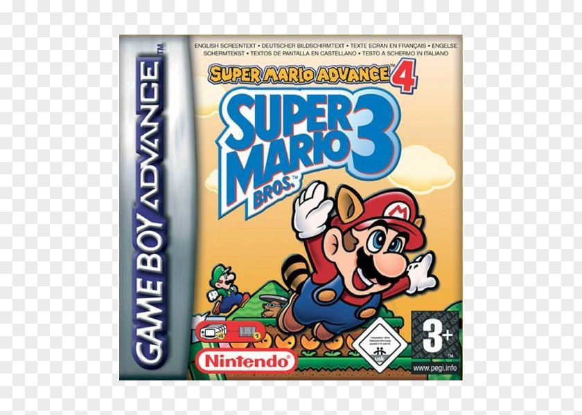 Super Mario Bros 3 Advance 4: Bros. Wii U Game Boy PNG