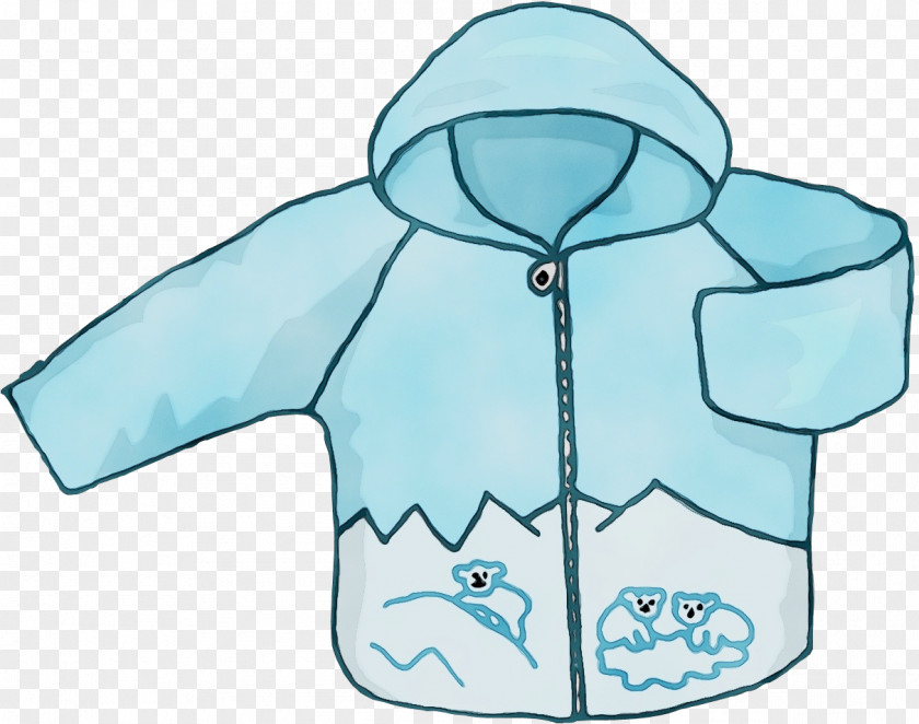 Sweatshirt Jacket Watercolor Animal PNG