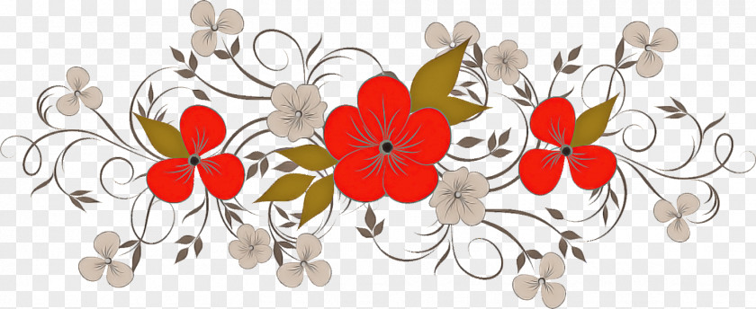 Flower Border Background PNG